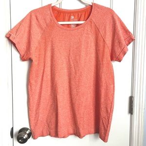 All in Motion Orange Athletic Blouse